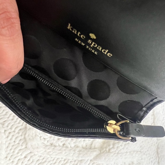 Kate Spade Black Leather Card Holder - Picture 5 of 11